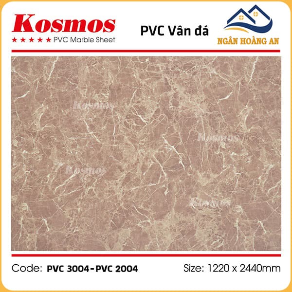 Ốp Tường PVC Giả Đá Kosmos PVC3004 Dày 3.2mm